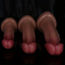 5.9in 7.09in 7.87in Curved Big Head Realistic G Spot Silicone Soft Dildo