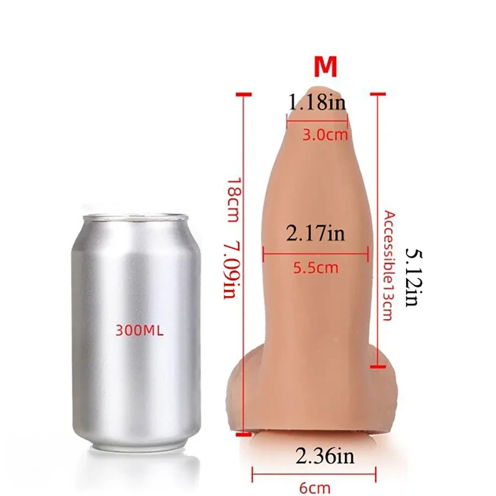 5.9in 7.09in 8.66in 9.45in 11.02in Silicone Big Thick Dildo For Women