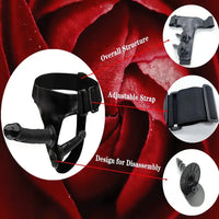 5.9in 7.1in Wearable Adjustable Panty Harness Strap on Dual Dildos