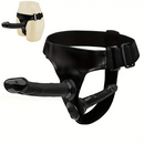 5.9in 7.1in Wearable Adjustable Panty Harness Strap on Dual Dildos