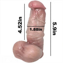 5.9in 7.87in Liquid Silicone Soft Super Realistic Dildo For Women Sex Toy