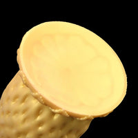 5.9in 8.07in 9.84in Gold Silicone Thick Strawberry Penis Anal Plug Fisting