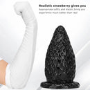 5.9in 8.07in 9.84in Super Thick Strawberry Penis Anal Plug PVC Female Dildo