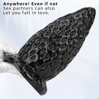 5.9in 8.07in 9.84in Super Thick Strawberry Penis Anal Plug PVC Female Dildo