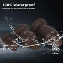 5.9in 8.66in 10.03in Coffee Eggless Large Anal Plug Penis Silicone Dildo
