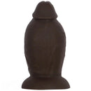 5.9in 8.66in 10.03in Coffee Eggless Large Anal Plug Penis Silicone Dildo