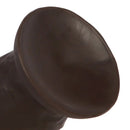 5.9in 8.66in 10.03in Coffee Eggless Large Anal Plug Penis Silicone Dildo