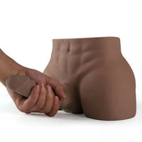 5.9In Dildo Lifelike Real Feeling 8.8Lb Bendable Dildo Male Torso Sex Doll