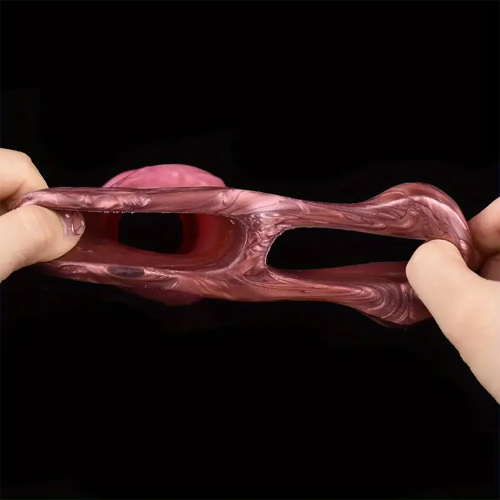 5.9in Fantasy Silicone Wearable Animal Horse Stretchable Penis Sleeve