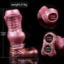 5.9in Fantasy Silicone Wearable Animal Horse Stretchable Penis Sleeve