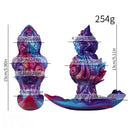 5.9in Fantasy Tentacle Silicone Spiked T-shape Base Sharp Head Dildo