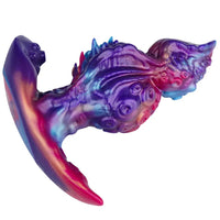 5.9in Fantasy Tentacle Silicone Spiked T-shape Base Sharp Head Dildo