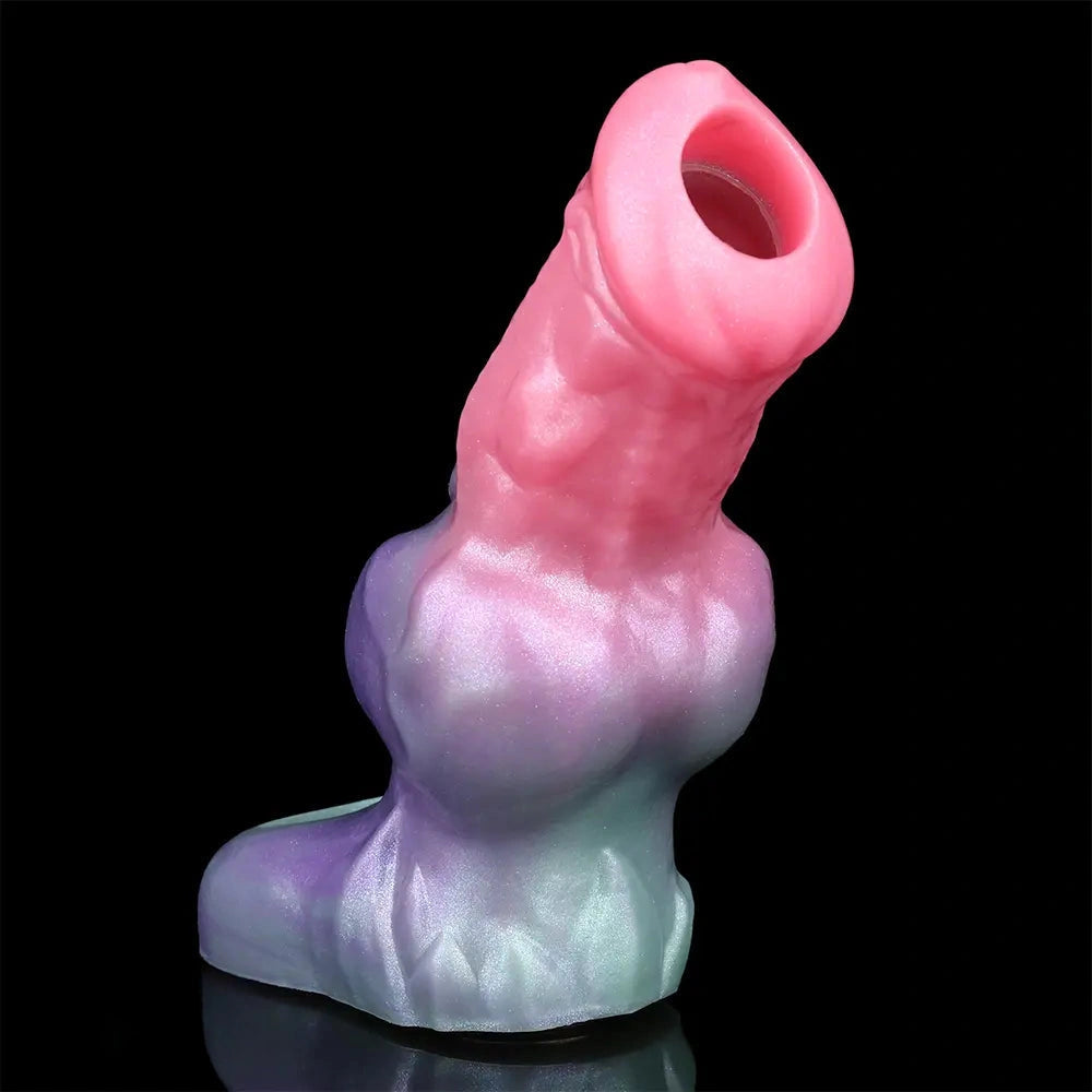 5.9in Flesh Shell SHAZ-3006 Fantasy Hollow Dildo Sleeve For Extension