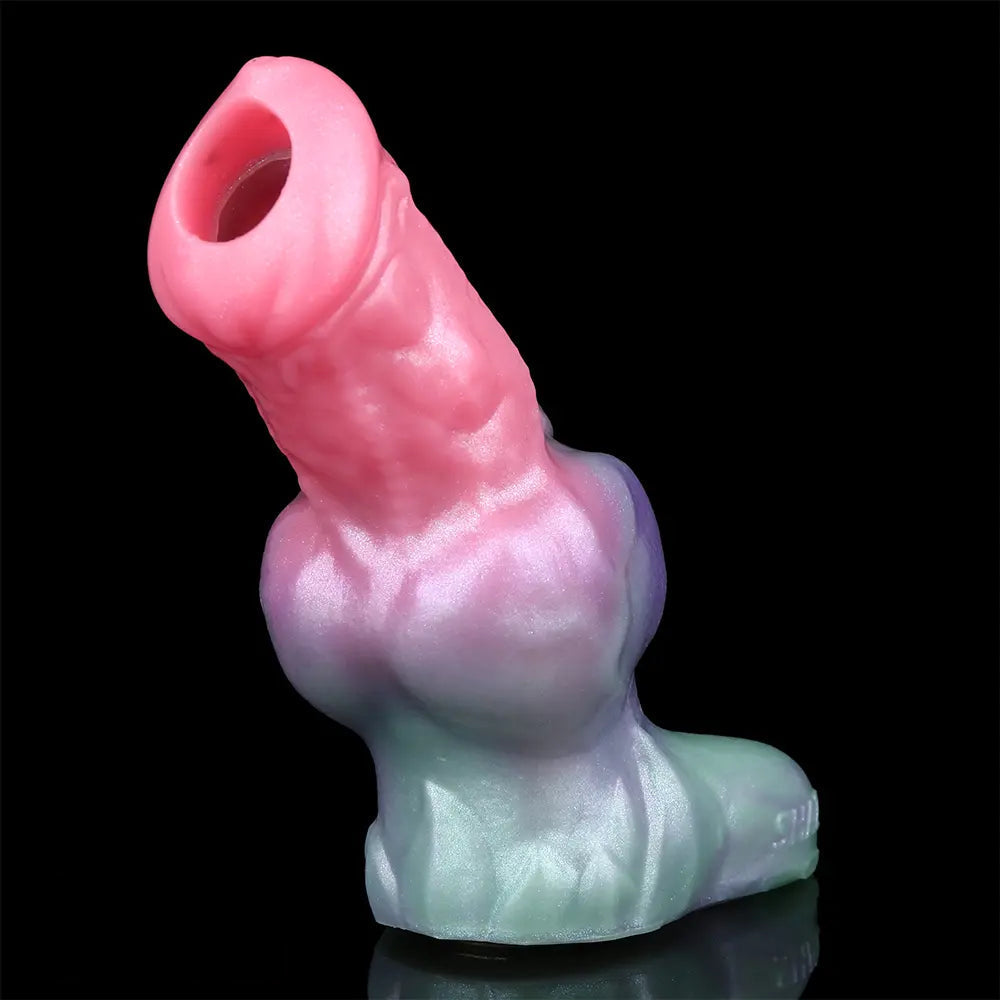 5.9in Flesh Shell SHAZ-3006 Fantasy Hollow Dildo Sleeve For Extension