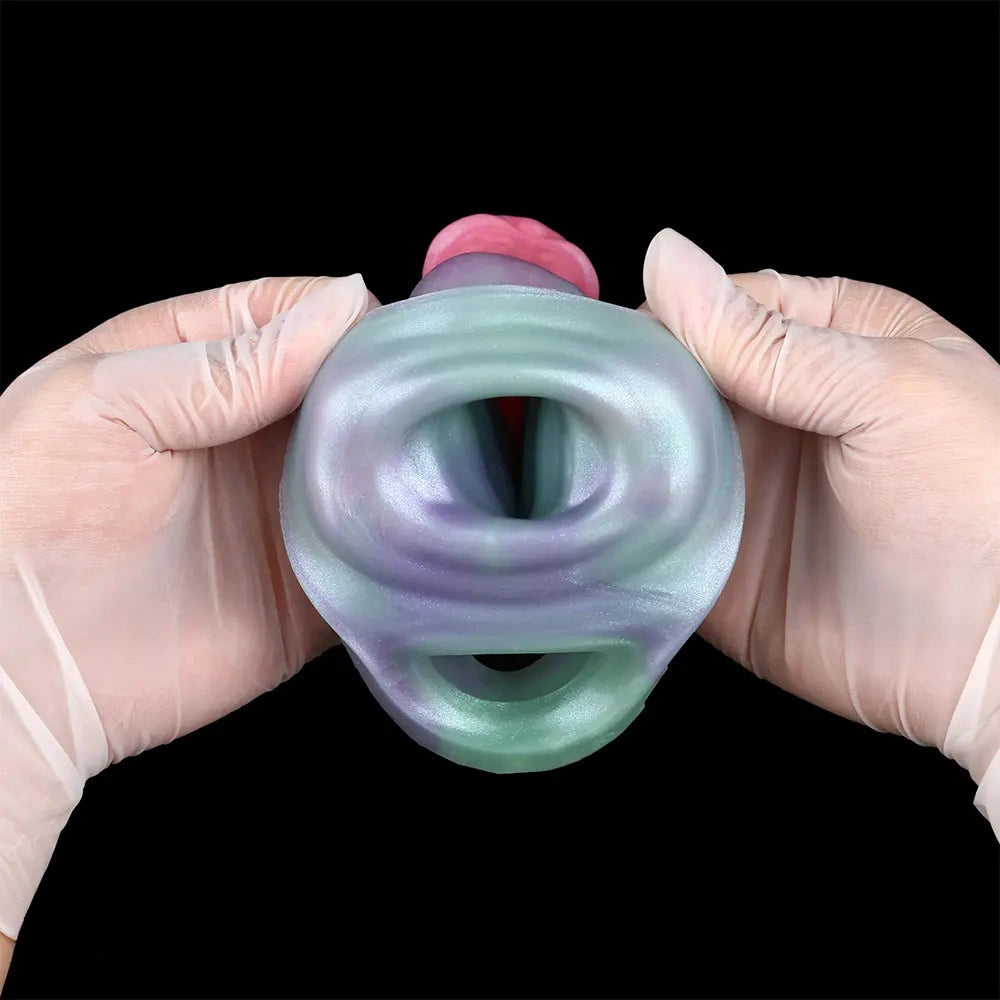 5.9in Flesh Shell SHAZ-3006 Fantasy Hollow Dildo Sleeve For Extension