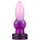 5.9in Flower Design Tapered Tip Knot Monster Silicone Female Dildo
