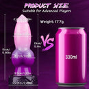 5.9in Flower Design Tapered Tip Knot Monster Silicone Female Dildo