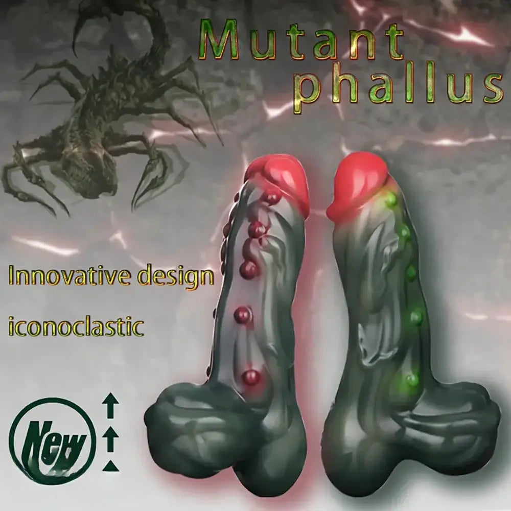 5.9in Liquid Silicone Female Sex Toy Monster Soft Creature Dildo