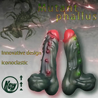 5.9in Liquid Silicone Female Sex Toy Monster Soft Creature Dildo
