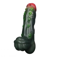 5.9in Liquid Silicone Female Sex Toy Monster Soft Creature Dildo