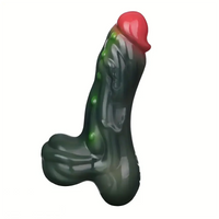 5.9in Liquid Silicone Female Sex Toy Monster Soft Creature Dildo