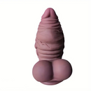 5.9in Liquid Silicone Soft Fat Thick Fantasy Small Glans Dildo For Beginners