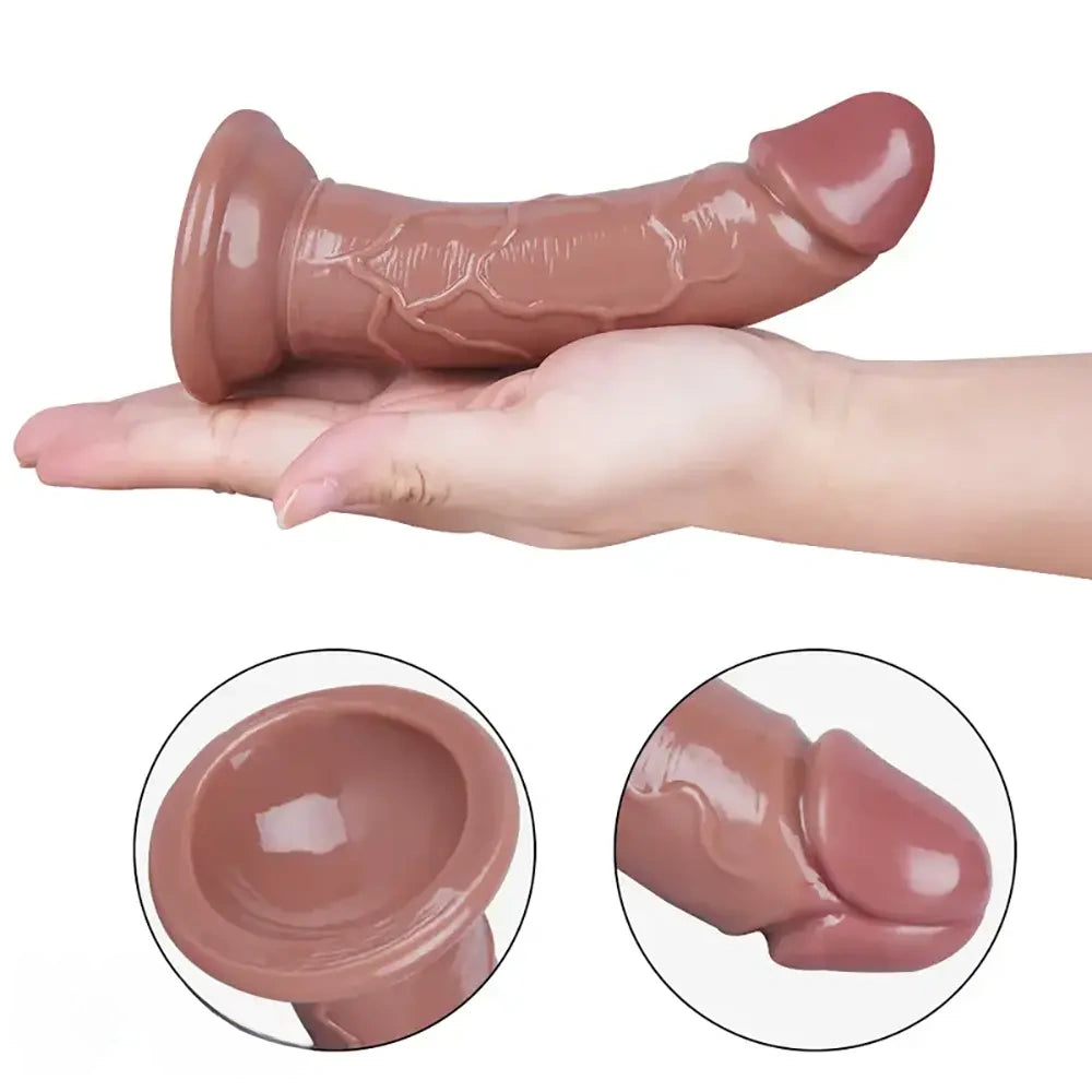 5.9in Mini Dildo Body-Safe Material With Curved Shaft Adult Sex Toy