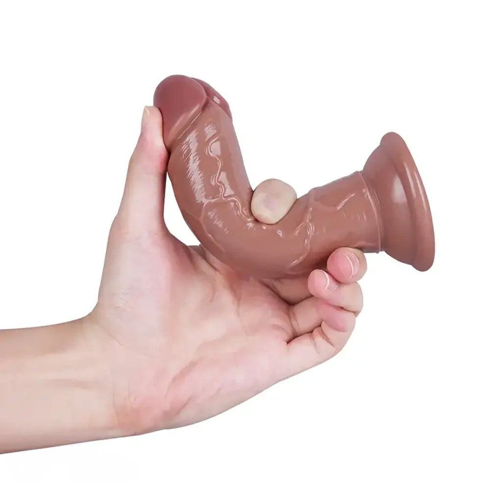 5.9in Mini Dildo Body-Safe Material With Curved Shaft Adult Sex Toy