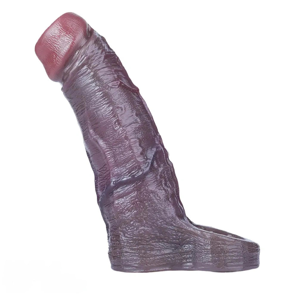 5.9in Platinum Silicone Thicken Delayed Penis Sleeve For Dual Love Pleasure