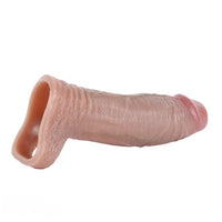 5.9in Real Skin Feeling Soft Silicone Dildo Sleeve High-Grade Odorless Toy
