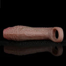5.9in Real Skin Feeling Soft Silicone Dildo Sleeve High-Grade Odorless Toy