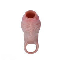 5.9in Real Skin Feeling Soft Silicone Dildo Sleeve High-Grade Odorless Toy