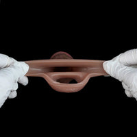 5.9in Real Skin Feeling Soft Silicone Dildo Sleeve High-Grade Odorless Toy