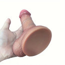 5.9in Realistic Silicone Soft Dildo For Adults Couples Orgasm Pleasure