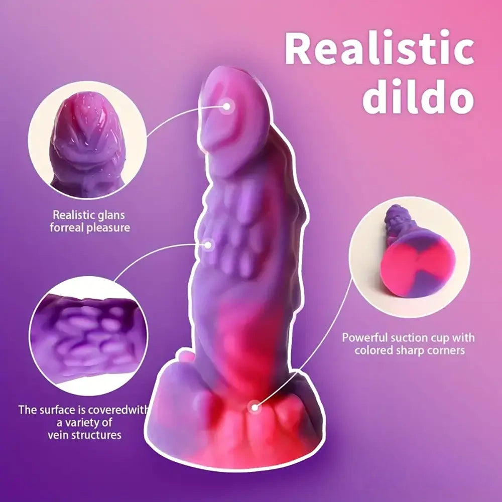 5.9in Silicone Female Fantasy Monster Dildo For Ultimate Pleasure