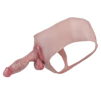 5.9in Silicone Lifelike Strap on Dildo Panty Realistic Texture With Lifelike Glans