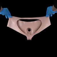 5.9in Silicone Lifelike Strap on Dildo Panty Realistic Texture With Lifelike Glans