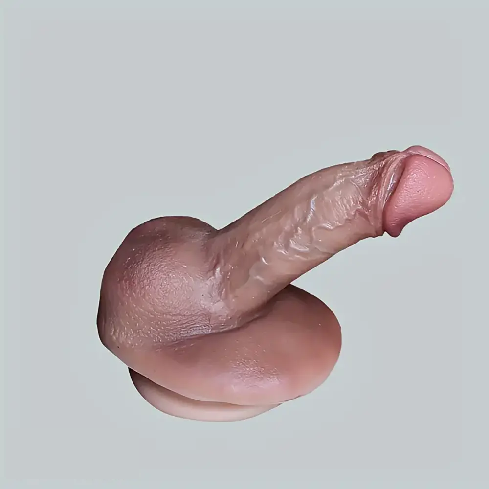 5.9in Soft Silicone Dildo Exquisite Mold Shape Real Masturbation Dildo