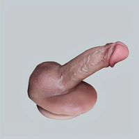 5.9in Soft Silicone Dildo Exquisite Mold Shape Real Masturbation Dildo