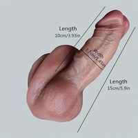 5.9in Soft Silicone Dildo Exquisite Mold Shape Real Masturbation Dildo