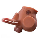 5.9in Super Real Automatic Vibrating Thrusting Dildo Torso For Real Love Toy