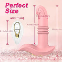 5.9in Thrusting Wireless Remote Control Vibrating Dildo Small Vibrator