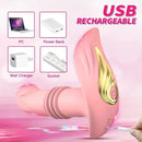 5.9in Thrusting Wireless Remote Control Vibrating Dildo Small Vibrator