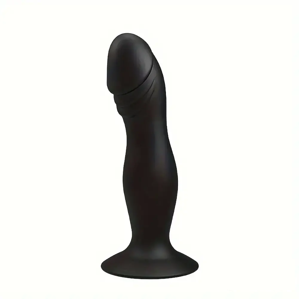 5.9in Unisex Soft Silicone Dildo For Anal Vaginal Simulation Sex Toy