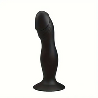 5.9in Unisex Soft Silicone Dildo For Anal Vaginal Simulation Sex Toy