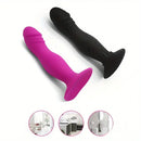 5.9in Unisex Soft Silicone Dildo For Anal Vaginal Simulation Sex Toy