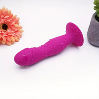 5.9in Unisex Soft Silicone Dildo For Anal Vaginal Simulation Sex Toy