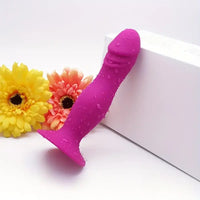 5.9in Unisex Soft Silicone Dildo For Anal Vaginal Simulation Sex Toy