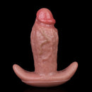 5.9in Vibrating Realistic Dildo Butt Plug Tail Mouth Gag For Sexy Sex Toy