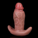 5.9in Vibrating Realistic Dildo Butt Plug Tail Mouth Gag For Sexy Sex Toy